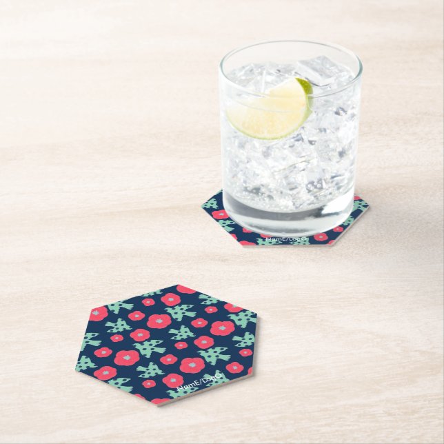 pattern_7_camellia and bird_1 paper coaster (Insitu)