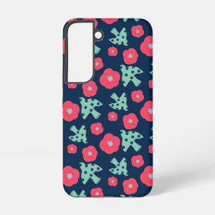 pattern_7_camellia and bird_1 samsung galaxy case