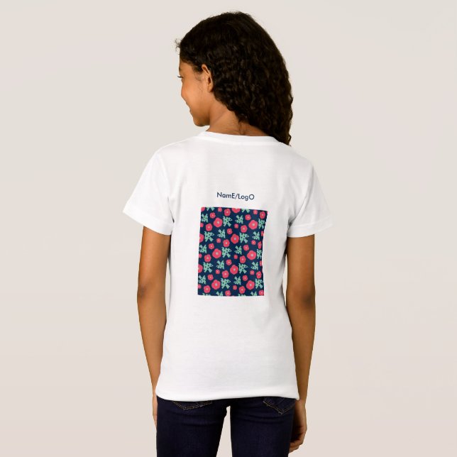 pattern_7_camellia and bird_1 t-shirt (Back Full)