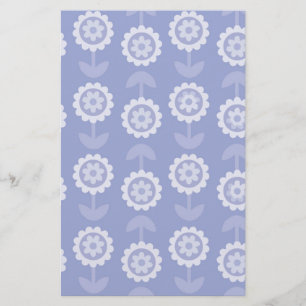 Pattern Abstract Art purple Floral Flowers Stationery