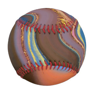 pattern abstract brown baseball