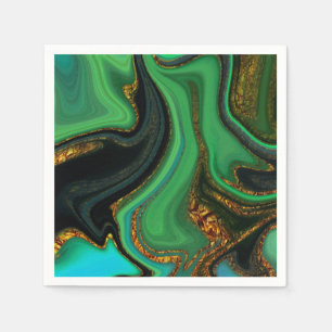 pattern abstract marbled napkin