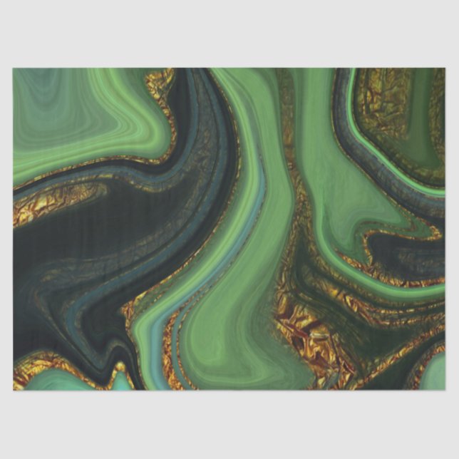 pattern abstract marbled tissue paper (Front)