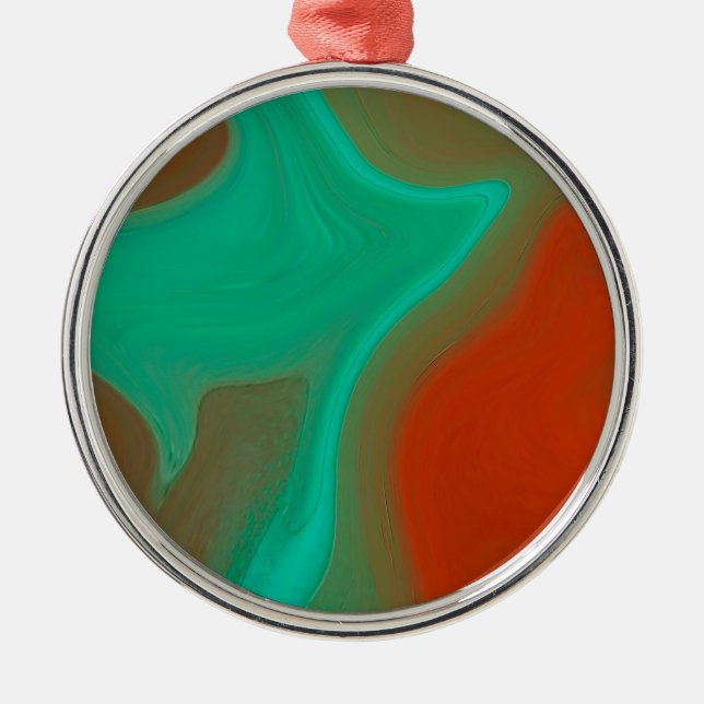 pattern abstract metal tree decoration (Front)