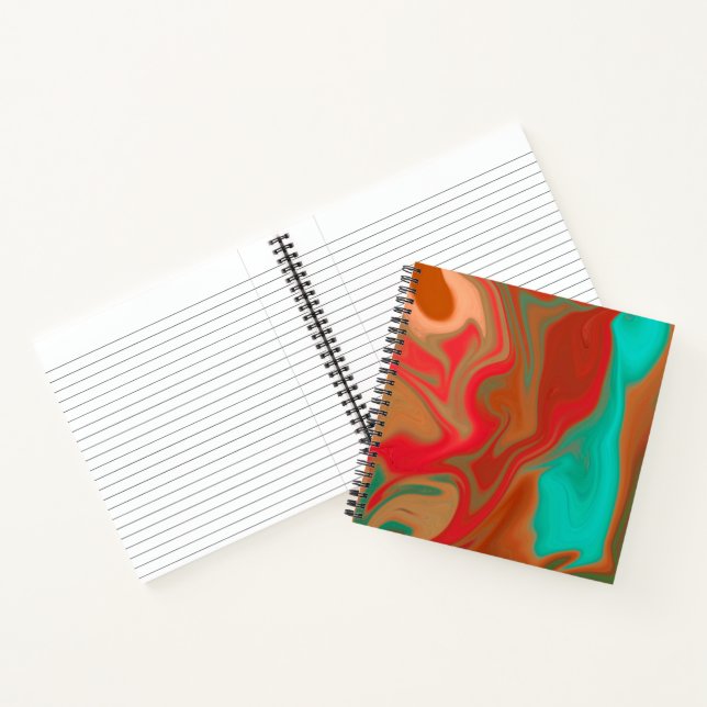 pattern abstract. notebook (Inside)