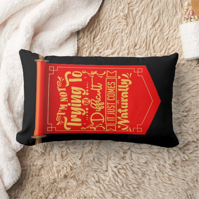 pattern and glam style lumbar pillow (Blanket)