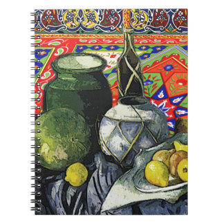 PATTERN AND SHAPE PLAY WITH A VAN GOGH.jpg Spiral Notebook