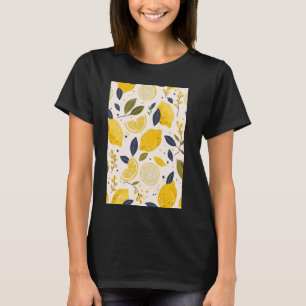 Pattern Art Lemon Fruit Vintage T-Shirt