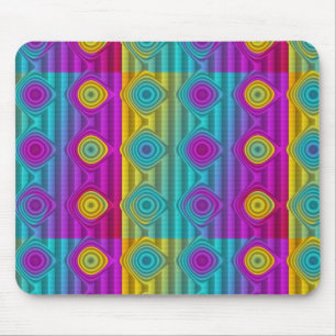 Pattern ARTs - stripes 3D coloured 20 Mouse Pad