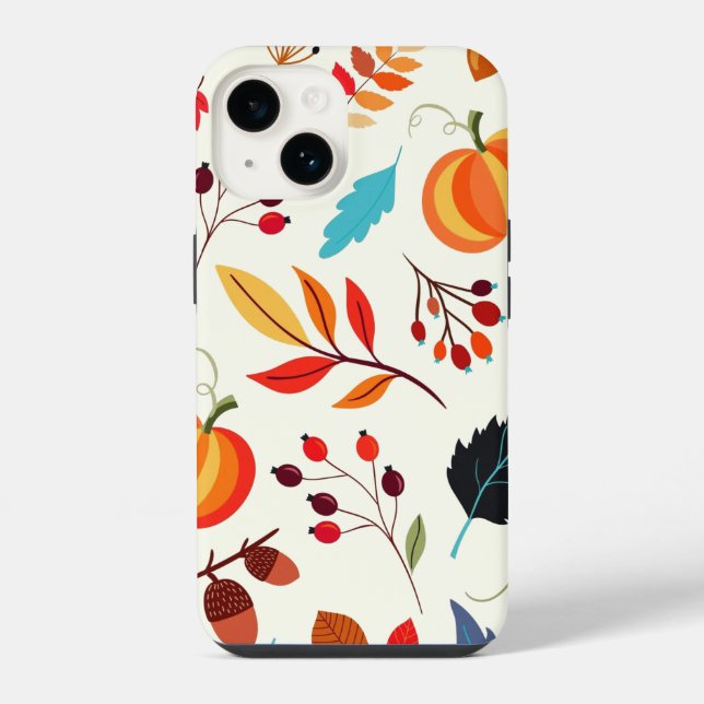 Pattern Autumn iPhone Case (Back)