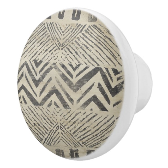 Pattern Bazaar - Geometric Shapes Ceramic Knob (Right)