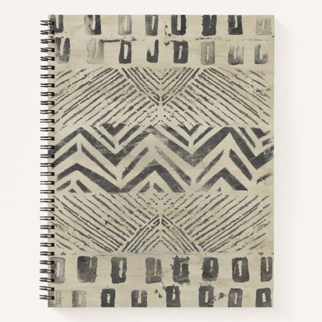 Pattern Bazaar - Geometric Shapes Notebook (Front)