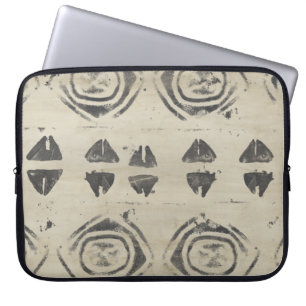 Pattern Bazaar - Rounded and Geometric Shapes Laptop Sleeve