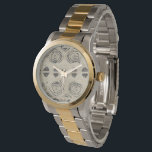 Pattern Bazaar - Rounded and Geometric Shapes Watch<br><div class="desc">Pattern Bazaar III by June Erica Vess. Features a design with geometric and rounded shapes.</div>