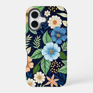 Pattern Beautiful wildflowers iPhone 16 Case