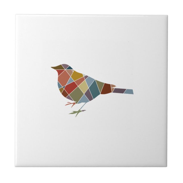 Pattern Bird Tile (Front)
