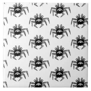 Pattern black and white tile