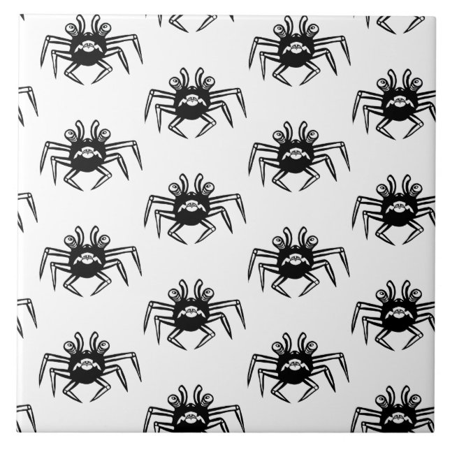 Pattern black and white tile (Front)