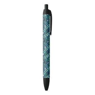 pattern black ink pen