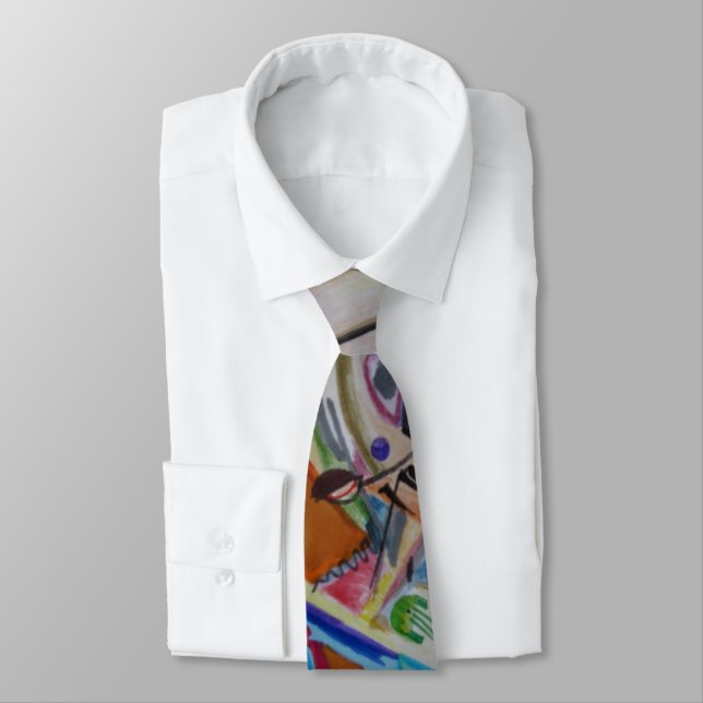 Pattern Business Modern Abstract Geometric #2 Ties (Tied)