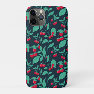 Pattern cherry tomatoes on the bushes Case-Mate iPhone case