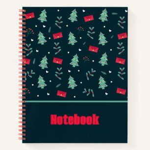 Pattern Christmas Tree Notebook