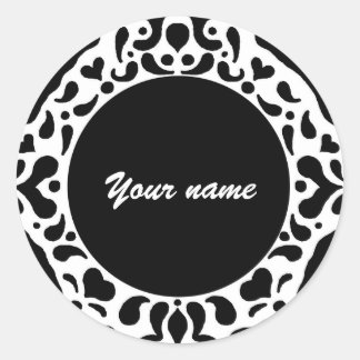 Pattern Classic Round Sticker