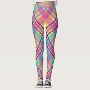 Pattern Colorfull Modern Geometric Vintage Leggings