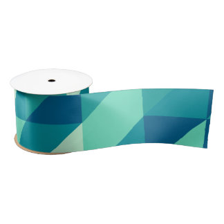 Pattern Colorfull Modern Retro Vintage  Satin Ribbon