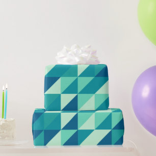 Pattern Colorfull Modern Retro Vintage Wrapping Paper