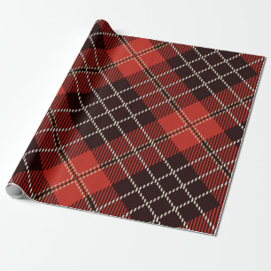 Pattern Colorfull Scottish Geometric Vintage Wrapping Paper
