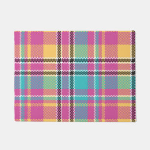Pattern Colorfull Stylish Design Geometric Vintage Doormat