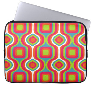 Pattern Colorfull Stylish Geometric Vintage Cute   Laptop Sleeve