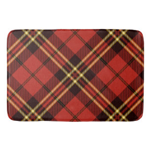 Pattern Colorfull Stylish Scottish Vintage  Bath Mat