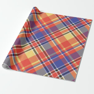 Pattern Colorfull Trendy Geometric Vintage Wrapping Paper