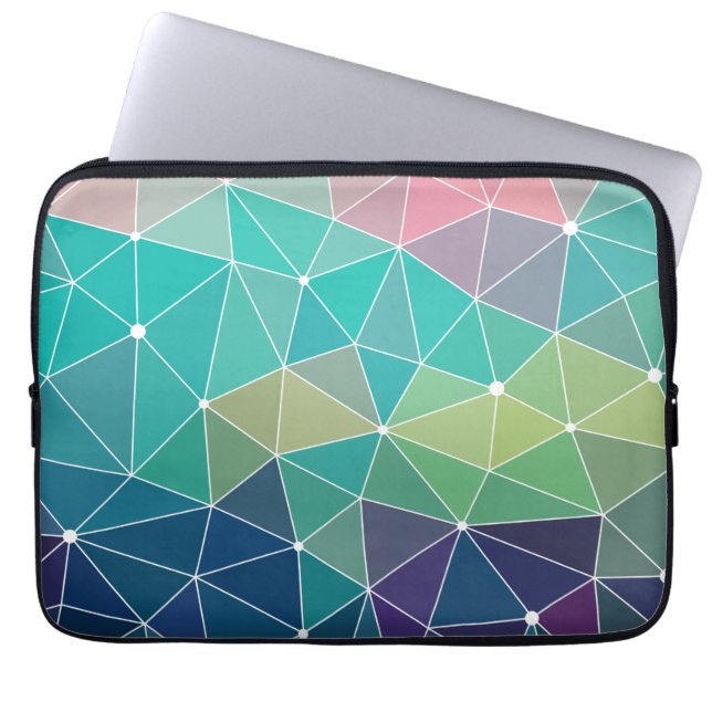 Pattern Colourful Inspiration Retro Cute   Laptop Sleeve (Front)
