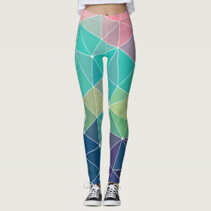 Pattern Colourful Inspiration Retro Cute Leggings