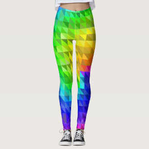 Pattern Colourful Inspiration Retro Summer Leggings