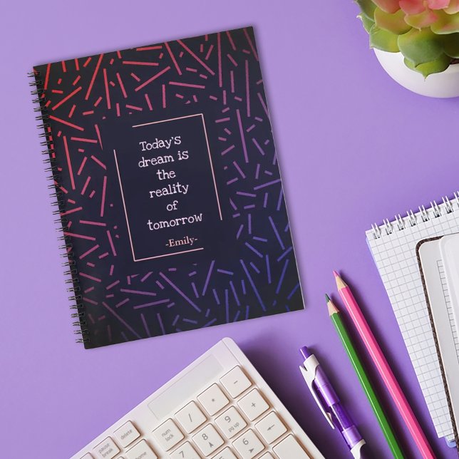 Pattern colourful lines Notebook (Creator Uploaded)