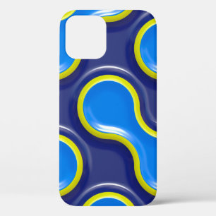 Pattern curve design seamless iPhone 12 case