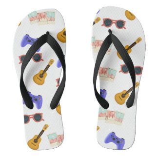 Pattern design flops jandals