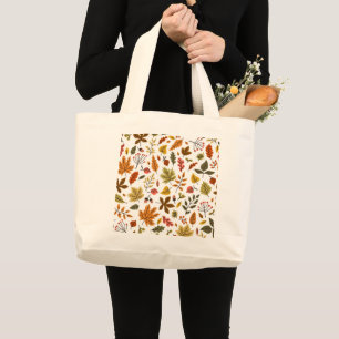 Pattern Design Large Tote Bag