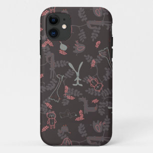 pattern displaying baby animals 1 Case-Mate iPhone case