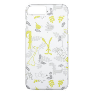 pattern displaying baby animals 2 iPhone 8 plus/7 plus case