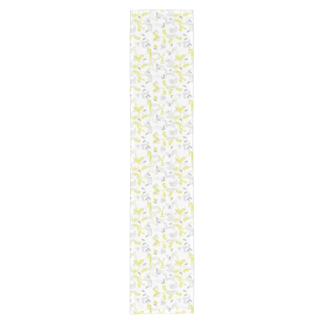 pattern displaying baby animals 2 short table runner (Front)
