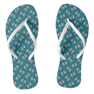 pattern displaying birds jandals