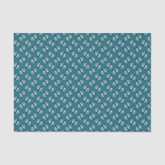 pattern displaying birds tissue paper (Front)
