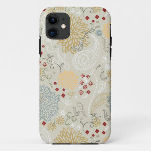pattern displaying curly garden Case-Mate iPhone case