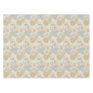 pattern displaying curly garden tablecloth