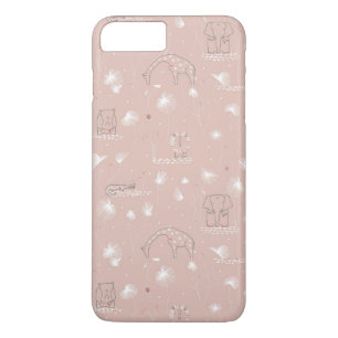 pattern displaying cute baby jungle animals Case-Mate iPhone case